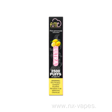 Fume Ultra Disposable Vapes 2500 Puffs